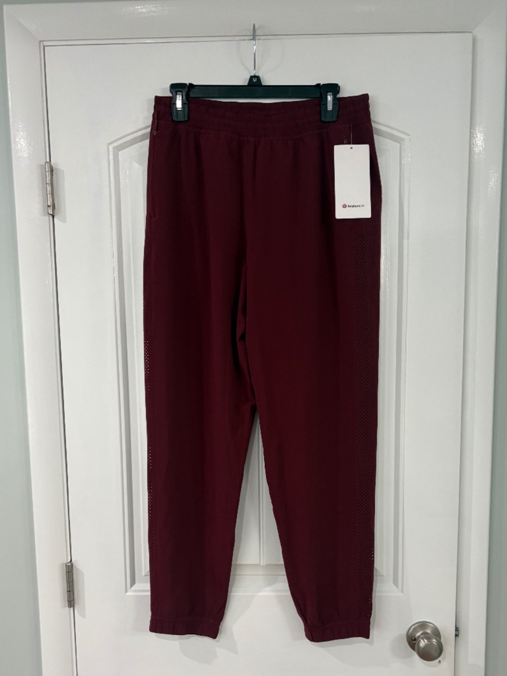 Lululemon Adapted state Mid Rise Jogger perforated stripe